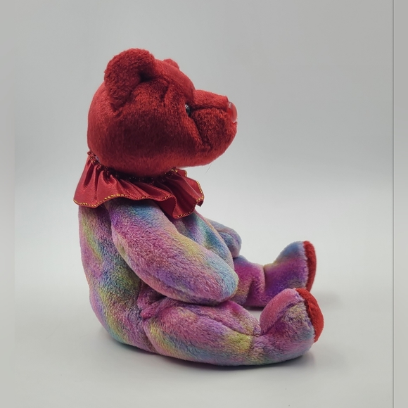 Ty Beanie Baby Ruby the July Birthday Bear 2001 Collectible Plush with Tags - Picture 2 of 4